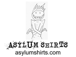 ASYLUM SHIRTS ASYLUMSHIRTS.COM logo
