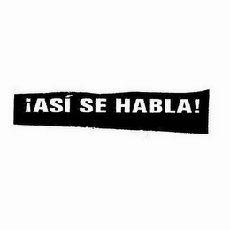 ¡ASÍ SE HABLA! logo