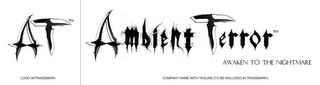 AT AMBIENT TERROR AWAKE TO THE NIGHTMARE logo