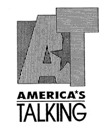 AT AMERICA'S TALKING logo