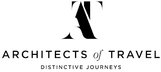 AT ARCHITECTS OF TRAVEL DISTINCTIVE JOURNEYS logo