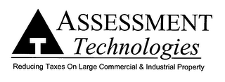 AT ASSESSMENT TECHNOLOGIES REDUCING TAXES ON LARGE COMMERCIAL & INDUSTRIAL PROPERTY logo