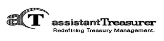 AT ASSISTANT TREASURER REDEFINING TREASURY MANAGEMENT. logo