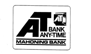 AT BANK ANY-TIME MAHONING BANK logo