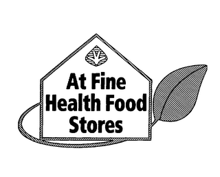 AT FINE HEALTH FOOD STORES logo