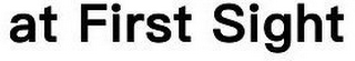 AT FIRST SIGHT logo