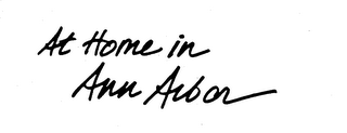 AT HOME IN ANN ARBOR logo