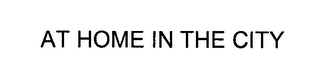 AT HOME IN THE CITY logo