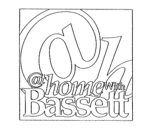 AT HOME WITH BASSETT logo