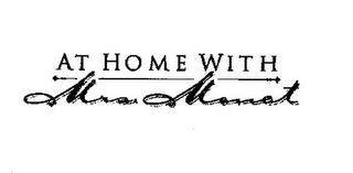AT HOME WITH MRS. MONET logo