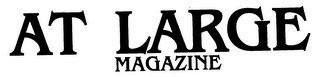 AT LARGE MAGAZINE logo