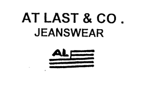 AT LAST & CO. JEANSWEAR AL logo