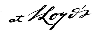 AT LLOYD'S logo