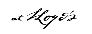 AT LLOYD'S logo