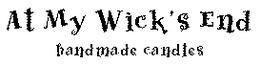 AT MY WICK'S END HANDMADE CANDLES logo