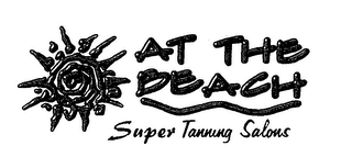 AT THE BEACH SUPER TANNING SALONS logo