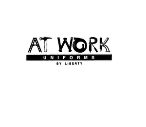 AT WORK UNIFORMS BY LIBERTY logo