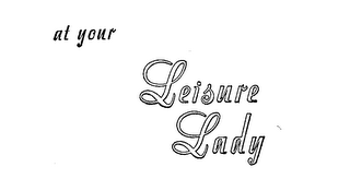 AT YOUR LEISURE LADY LEISURE LADY logo