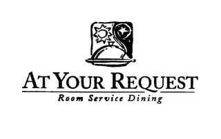 AT YOUR REQUEST ROOM SERVICE DINING logo
