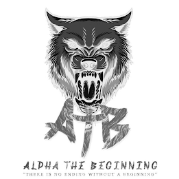 ATB ATB ATB ALPHA THE BEGINNING "THERE IS NO ENDING WITHOUT A BEGINNING" logo