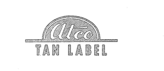 ATCO TAN LABEL logo