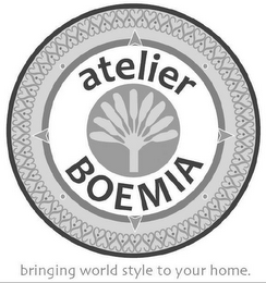 ATELIER BOEMIA BRINGING WORLD STYLE TO YOUR HOME logo