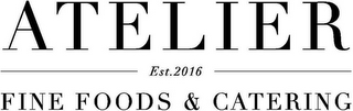 ATELIER EST.2016 FINE FOODS & CATERING logo