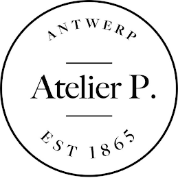 ATELIER P. ANTWERP EST 1865 logo