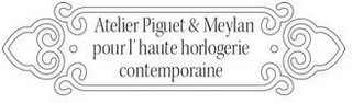 ATELIER PIGUET & MEYLAN POUR L' HAUTE HORLOGERIE CONTEMPORAINE logo