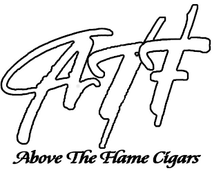 ATF ABOVE THE FLAME CIGARS logo