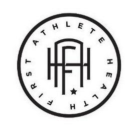 ATHLETE HEALTH FIRST AHF logo