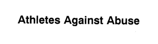 ATHLETES AGAINST ABUSE logo
