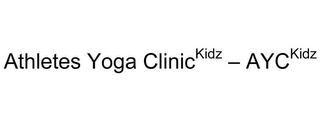 ATHLETES YOGA CLINIC KIDZ - AYC KIDZ logo