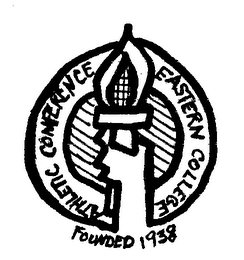ATHLETIC CONFERENCE EASTERN COLLEGE FOUNDED 1938 logo