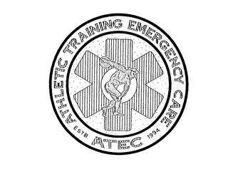 ATHLETIC TRAINING EMERGENCY CARE ATEC ESTB. 1994 logo