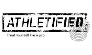 ATHLETIFIED TREAT YOURSELF LIKE A PRO. logo