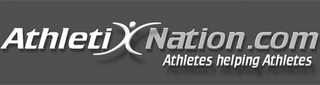 ATHLETIXNATION.COM ATHLETES HELPING ATHLETES logo