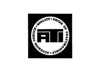 ATI SUPERIOR SERVICE QUALITY PRIDE OF CRAFTSMANSHIP logo
