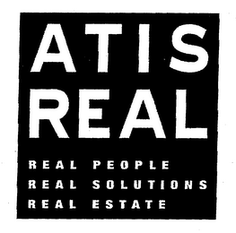 ATIS REAL REAL PEOPLE REAL SOLUTIONS REAL ESTATE logo