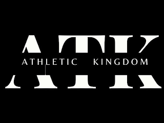 ATK ATHLETIC KINGDOM logo