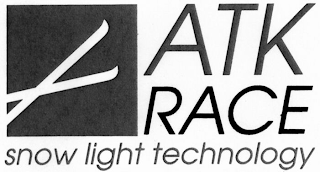 ATK RACE SNOW LIGHT TECHNOLOGY logo