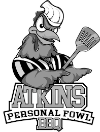 ATKINS PERSONAL FOWL BBQ logo