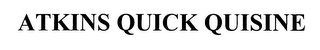 ATKINS QUICK QUISINE logo