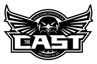 ATL CAST OFFICIAL FALCONS SUPPORTERS CLUB SURGE SURSUS · EST. 2017 logo