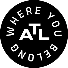 ATL WHERE YOU BELONG logo