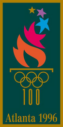 ATLANTA 1996 100 logo