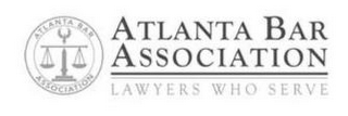 ATLANTA BAR ASSOCIATION LAWYERS WHO SERVE logo