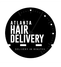 ATLANTA HAIR DELIVERY DELIVERY IN MINUTES logo