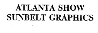ATLANTA SHOW SUNBELT GRAPHICS logo
