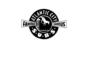 ATLANTIC CITY SUBS FAMOUS FAMOUS logo